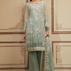 Pakistani Baroque 3 Piece Chiffon Suit